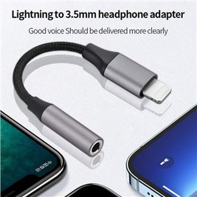 Lightning To 3.5mm Audio Converter Cable