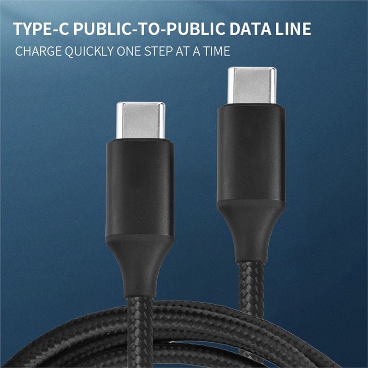 Type C To Type C Braided Cable